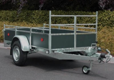 Aanhangwagen enkel as